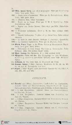Convolute (Nr. 646-692)