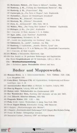 Bücher und Mappenwerke (Nr. 255-278)
