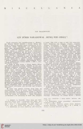 31: Czy Dürer naśladował "Bitwę pod Orszą"?