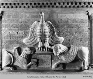 Pulpito : Drei Evangelistensymbole