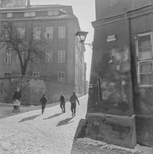 Bautzen Winterbilder : Bautzen. Schloßstraße. Straßenbild