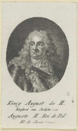 Bildnis des August II von Sachsen
