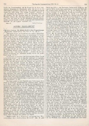 755-760 [Rezension] Scholem, Gershom, Die jüdische Mystik in ihren Hauptströmungen