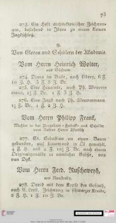 9. Von Eleven und Schülern der Akademie