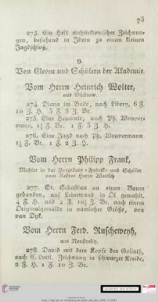 9. Von Eleven und Schülern der Akademie