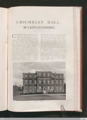 Chicheley Hall, Buckinghamshire