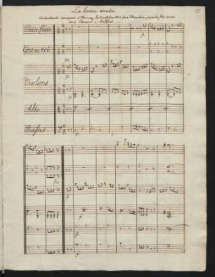 La bonne amitié; strings, woodwinds; C-Dur