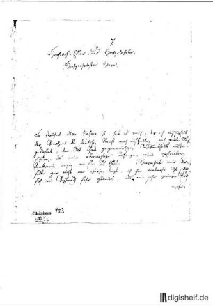 7: Brief von Johann Nikolaus Götz an Johann Wilhelm Ludwig Gleim