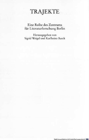 "Fülle der combination" : Literaturforschung und Wissenschaftsgeschichte