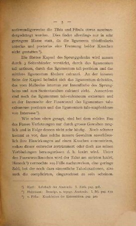 Ueber isolirte Luxationen des Talus und ihre Behandlung