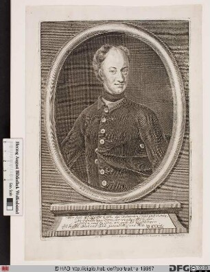 Bildnis Karl XII., König von Schweden (reg. 1697-1718)