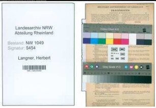 Entnazifizierung Herbert Langner , geb. 17.01.1912 (Bahnangestellter)