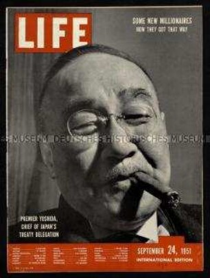 Amerikanische Zeitschrift "Life international. 11. Volume 1951