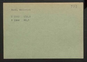 Buck, Heinrich