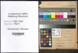 Entnazifizierung Richard Dornemann , geb. 26.03.1912 (Beamter)