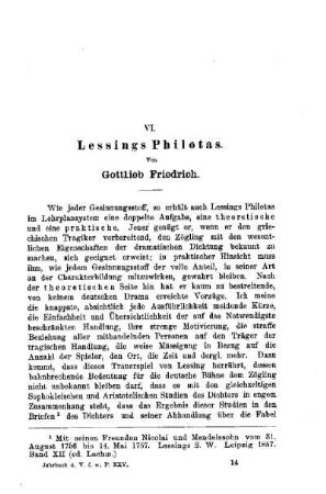 Lessings Philotus