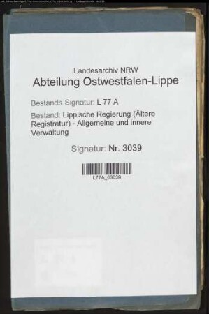Die Verwaltung der öffentlichen Bibliothek zu Detmold, Bd. 5