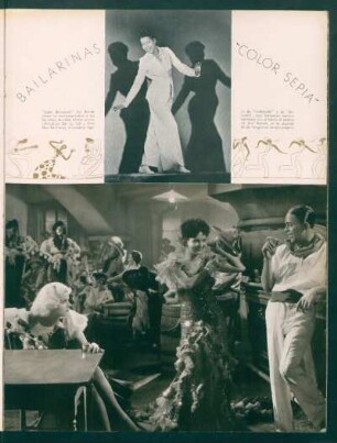 Bailarinas "color sepia"