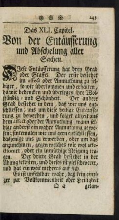 Das XLI. Capitel -Das XLVII.