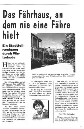 Das Fährhaus, an dem nie eine Fähre hielt