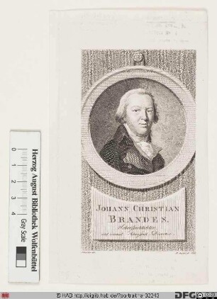 Bildnis Johann Christian Brandes