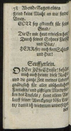 Seuffzerlein.