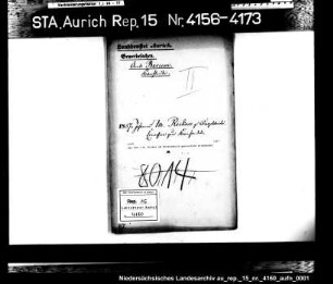 Der dem J.M. Rieken am Wurzeldeich gestattete Kramhandel