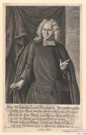 Johann Jacob Hartmann, Nürnberger, Schaffer bei St. Lorenz