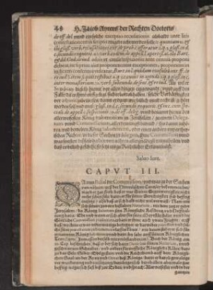 Capvt III.