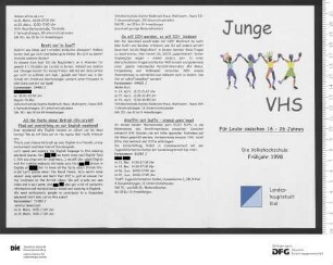 Jugendprogramm 2. Semester 1997/1998