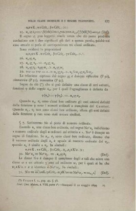 Sulle classi ordinate e i numeri transfiniti.