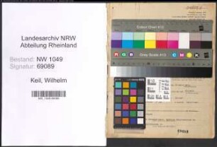 Entnazifizierung Wilhelm Keil , geb. 29.07.1889 (Kaufmann)