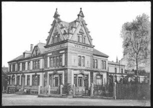 Freiberg. Konzert - und Ballhaus Tivoli, Innen-und Außenansicht
