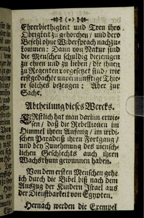 Abtheilung dieses Werkes.
