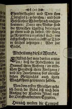 Abtheilung dieses Werkes.