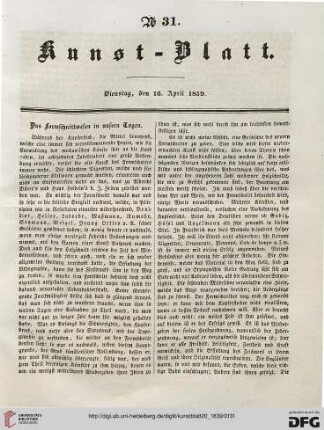 Nr. 31 - 40 (16. April 1839 - 16. Mai 1839)