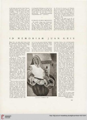 4: In memoriam Juan Gris