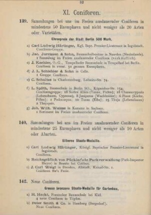 XI. Coniferen