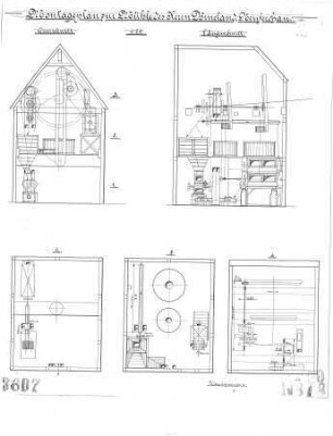 Montageplan: Mühle in Neuferchau