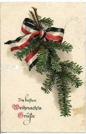 Patriotische Weihnachtskarte