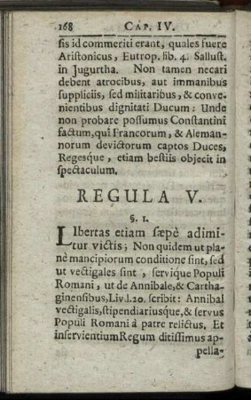 Regula V. - Regula XI.