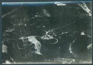 Foto vermuteter Batterien an der Straße von Diedolshausen (Le Bonhomme) zum Col du Bonhomme (Luftbild)