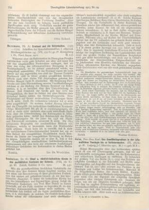 754-757 [Rezension] Heim , Karl, Des Gewißheitsproblem in der systematischen Theologie bis zu Schleiermacher