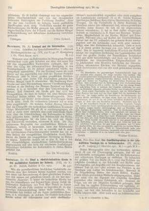 754-757 [Rezension] Heim , Karl, Des Gewißheitsproblem in der systematischen Theologie bis zu Schleiermacher