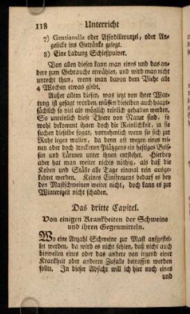 118-125, Drittes Capitel