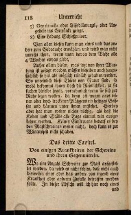 118-125, Drittes Capitel