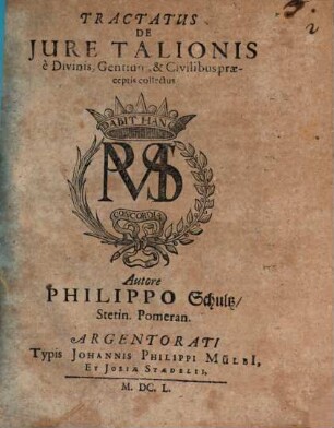 Tractatus de iure talionis