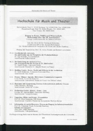 Hochschule für Musik und Theater