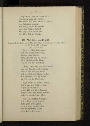 38. Auf Scharnhorsts Tod.