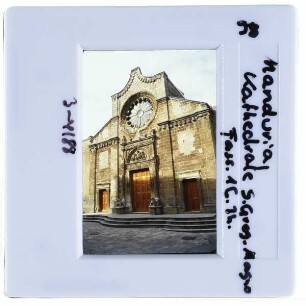 Manduria, Chiesa Madre : Hauptfassade